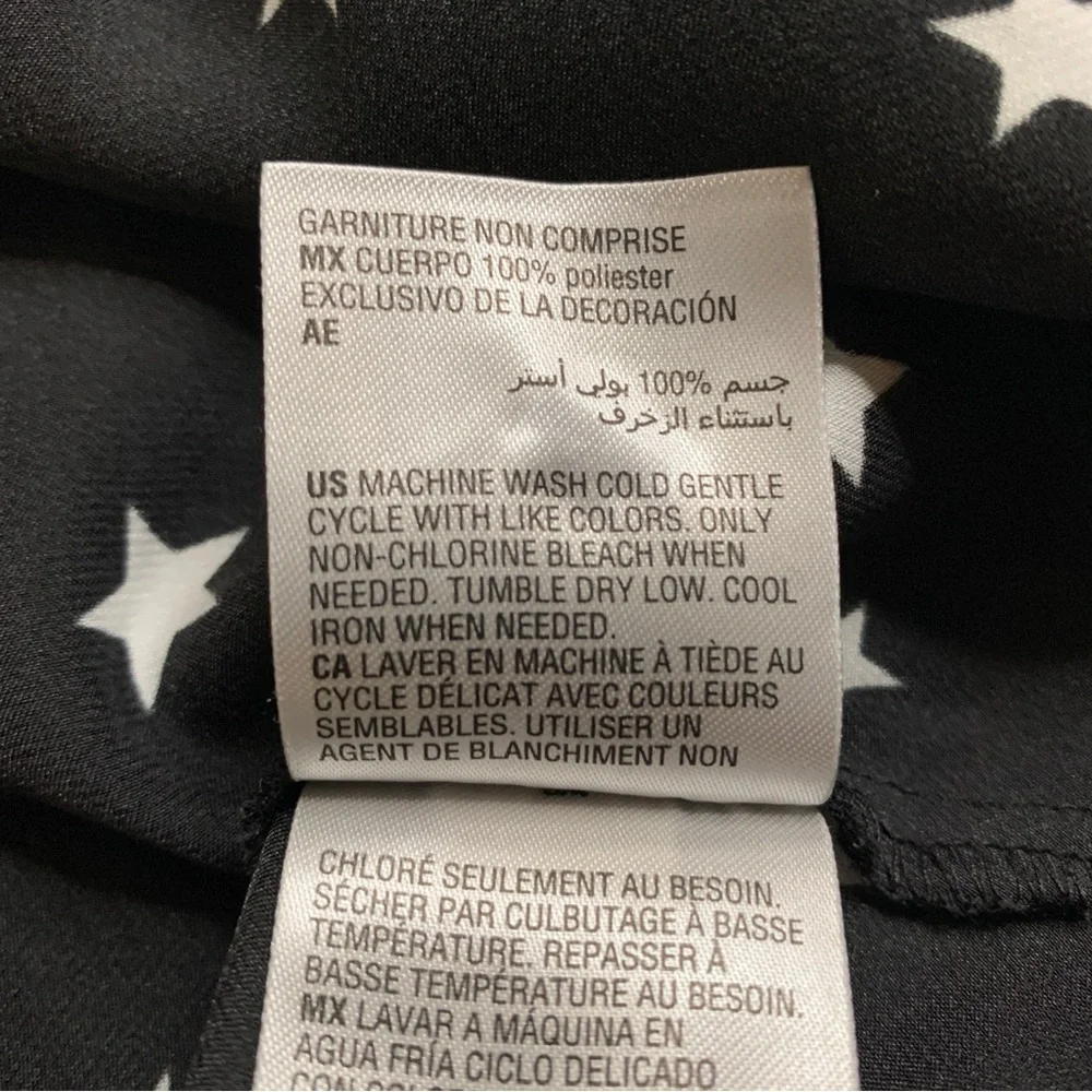 INC Silky Satin Cami PJ Pajama Set M Starry Nights Celestial Stars Loungewear